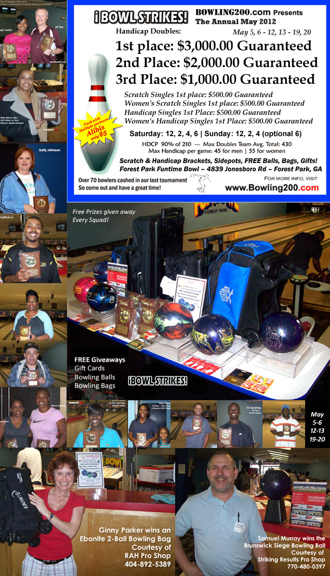 May Bowling Tournament - click for more info